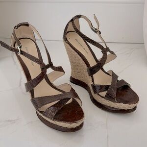 Wedge shoes perfect condition